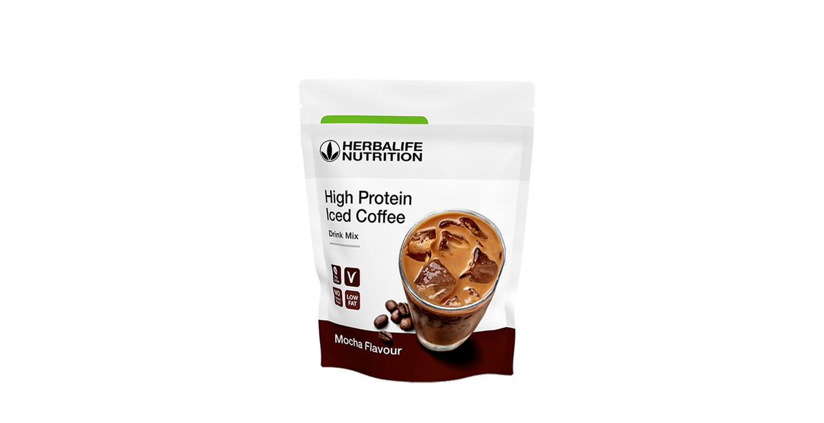 Yüksek Proteinli Buzlu Kahve