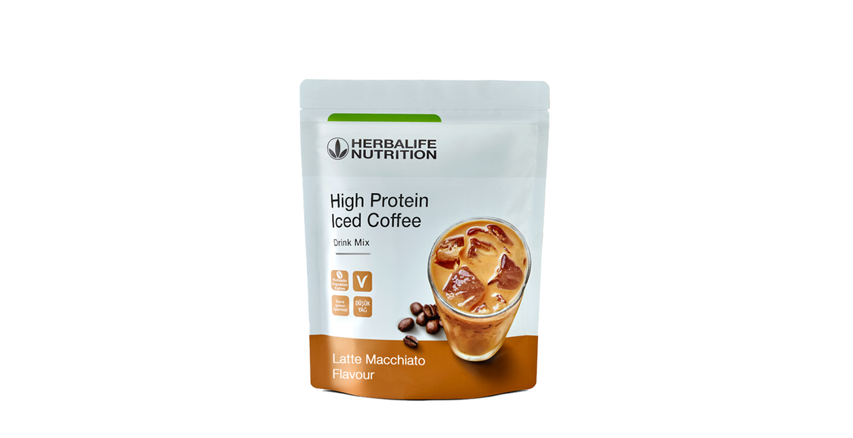 Yüksek Proteinli Buzlu Kahve
