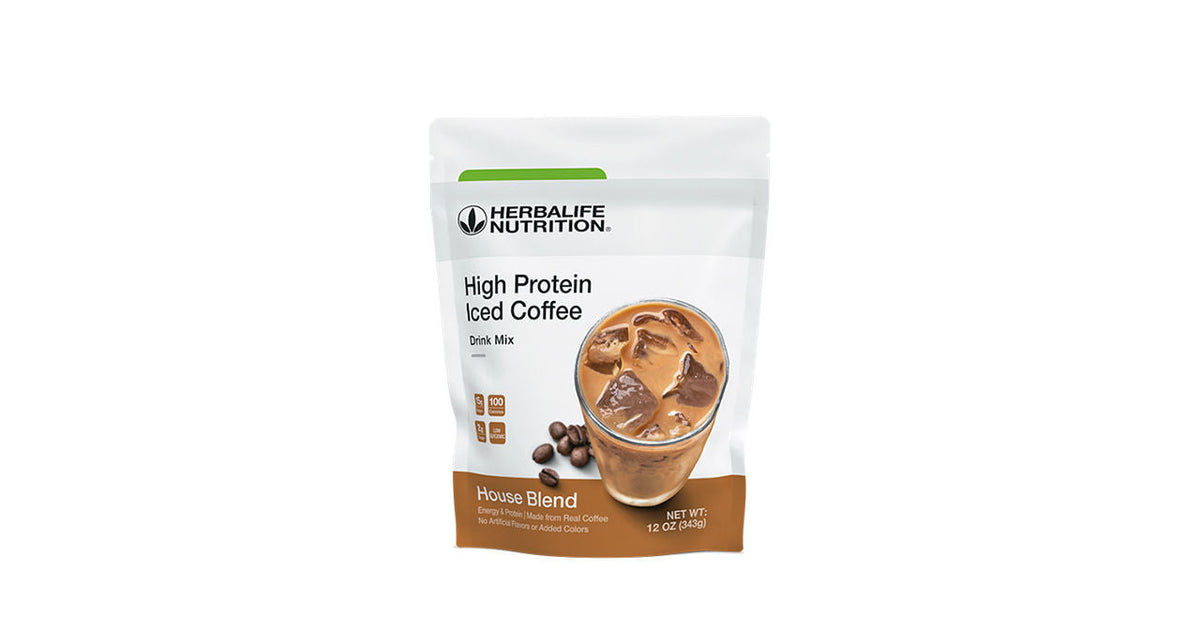 Yüksek Proteinli Buzlu Kahve